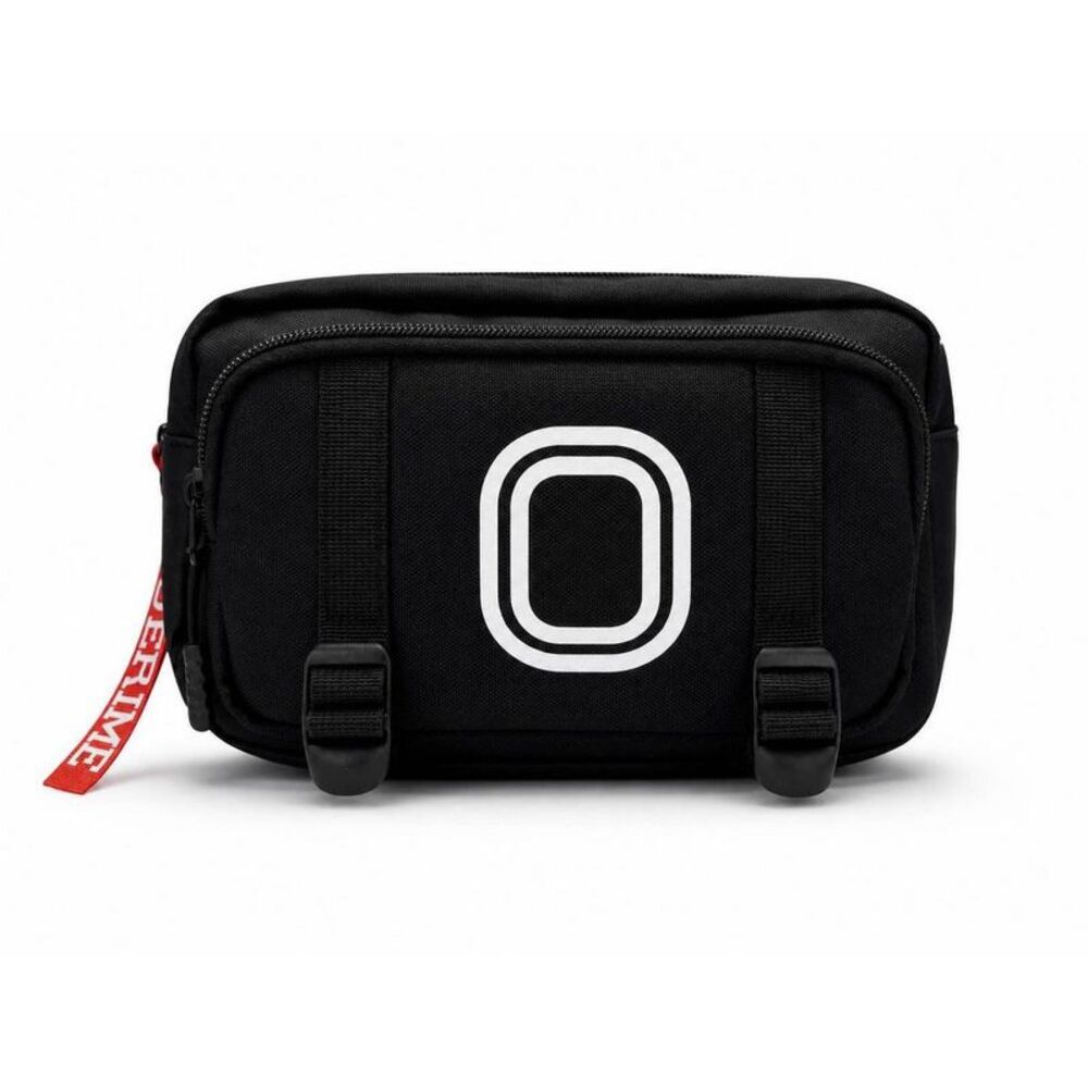 Overtime Baseline Crossbody Pouch Bag - Black and White